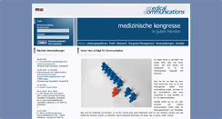 Desktop Screenshot of medical-communications.de